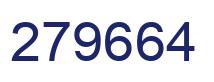 Number 279664 blue image