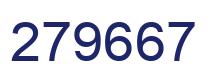 Number 279667 blue image