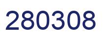 Número 280308 imagen azul