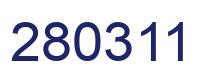 Número 280311 imagen azul