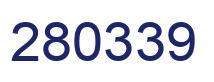 Number 280339 blue image