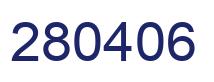 Número 280406 imagen azul