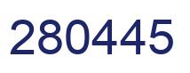 Número 280445 imagen azul