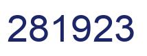 Number 281923 blue image