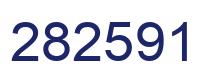 Number 282591 blue image