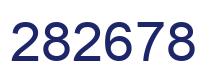 Number 282678 blue image
