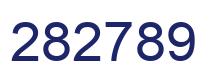 Number 282789 blue image