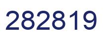 Number 282819 blue image
