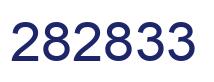 Number 282833 blue image
