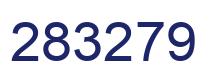 Number 283279 blue image
