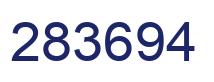 Número 283694 imagen azul