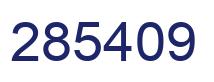 Número 285409 imagen azul