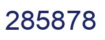 Number 285878 blue image