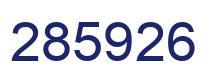 Número 285926 imagen azul