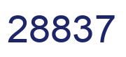 Number 28837 blue image