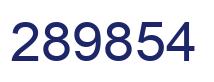 Número 289854 imagen azul