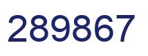Número 289867 imagen azul