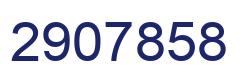 Number 2907858 blue image