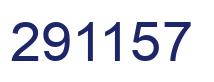 Number 291157 blue image