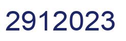 Number 2912023 blue image