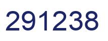 Number 291238 blue image