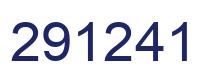 Number 291241 blue image