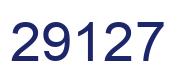 Number 29127 blue image