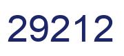 Number 29212 blue image