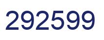 Número 292599 imagen azul