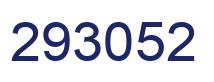 Number 293052 blue image