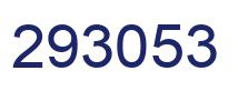 Number 293053 blue image