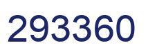 Number 293360 blue image