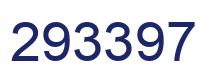 Number 293397 blue image