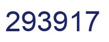 Number 293917 blue image