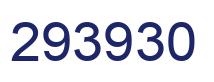 Number 293930 blue image