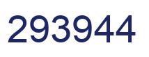 Number 293944 blue image