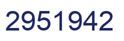 Número 2951942 imagen azul