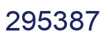 Número 295387 imagen azul