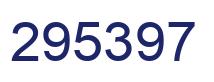 Número 295397 imagen azul