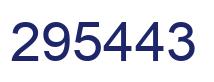 Número 295443 imagen azul