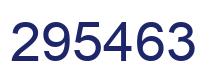 Número 295463 imagen azul