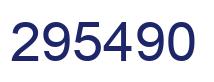 Número 295490 imagen azul