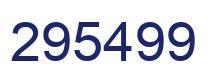 Número 295499 imagen azul