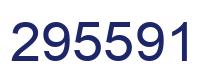 Number 295591 blue image