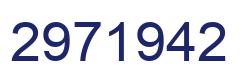Número 2971942 imagen azul