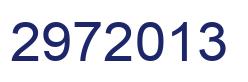Número 2972013 imagen azul