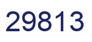 Number 29813 blue image