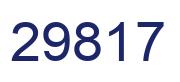 Number 29817 blue image