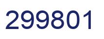 Número 299801 imagen azul
