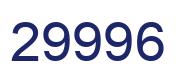 Number 29996 blue image